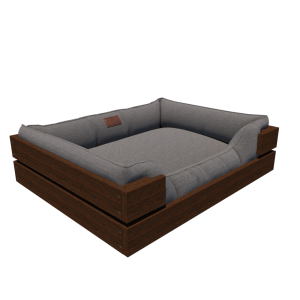 Zusätzliche Fotos: Weiche Couch 50x40cm und Pritsche aus Hartholz für kleine Hunde und Katzen